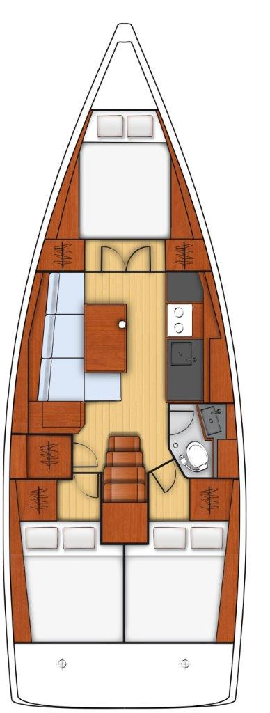 Noleggio Barca a vela Bénéteau con patente nautica