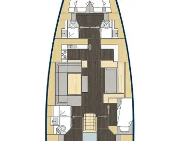 Noleggio Barca a vela a Spalato – Bavaria Bavaria C57