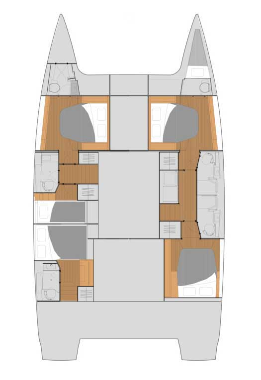Noleggio barche Fountaine Pajot Tanna 47 a Zaravecchia (Biograd) su Samboat