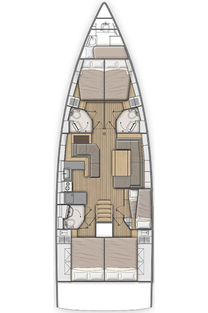Bénéteau Oceanis 51.1 da affittare a  Marmaris