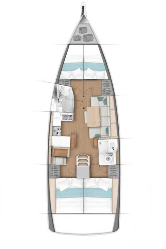 Noleggio barche Jeanneau Sun Odyssey 440 a Seget Donji su Samboat