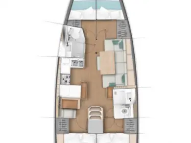 Noleggio barche Jeanneau Sun Odyssey 440 a Seget Donji su Samboat