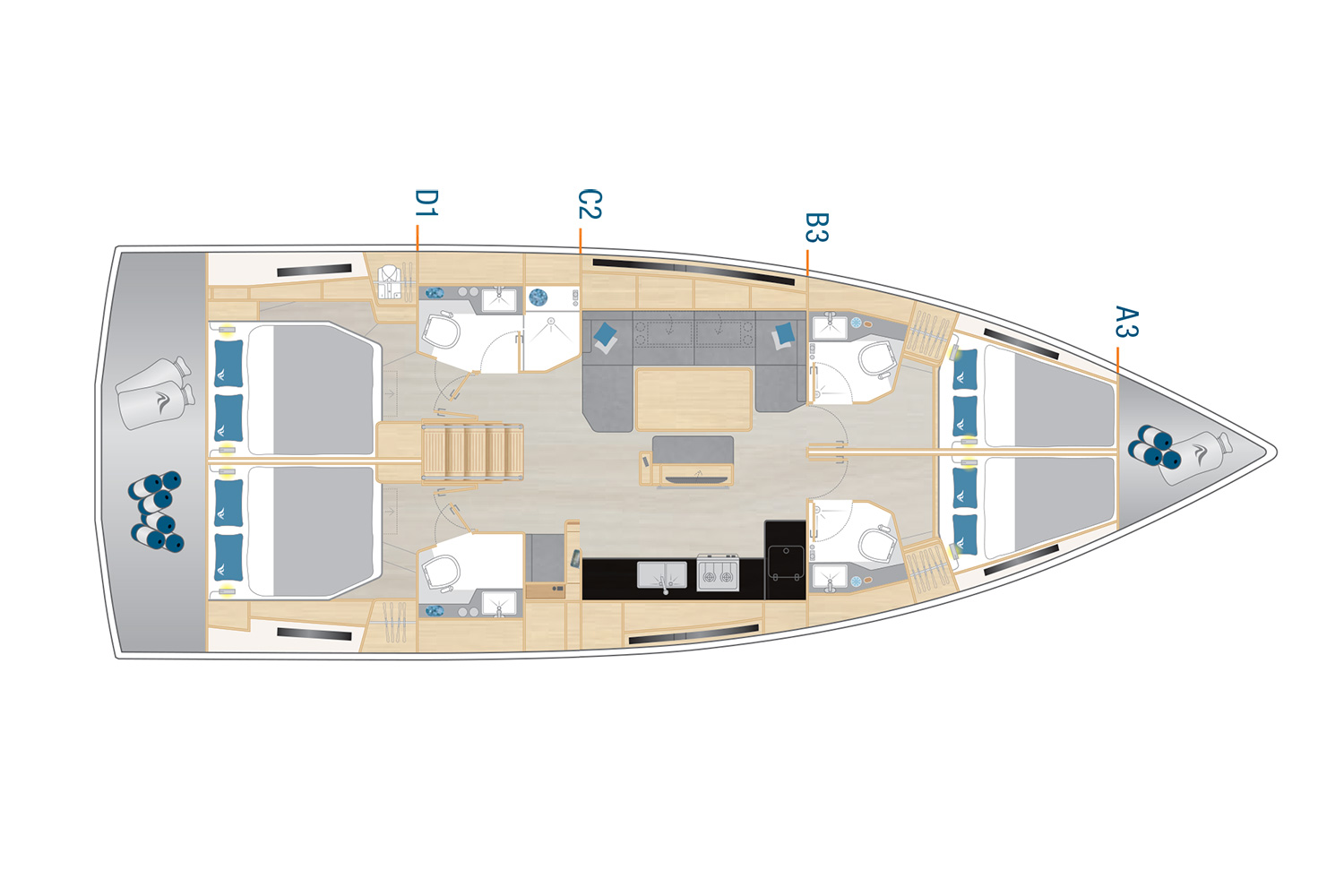 Noleggio a Seget Donji – Hanse Hanse 460 su SamBoat