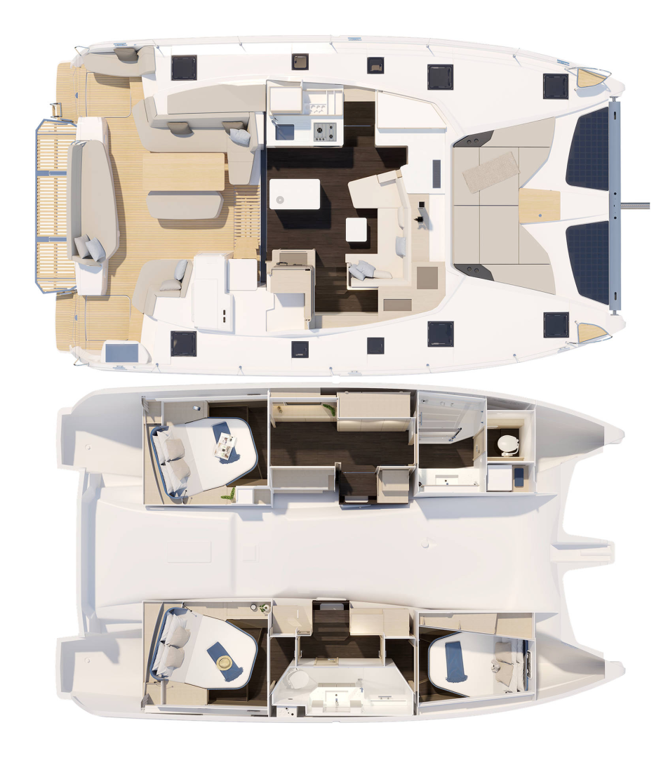 Noleggio barche Can Pastilla economico Fountaine Pajot FP 41 Maesto 3 