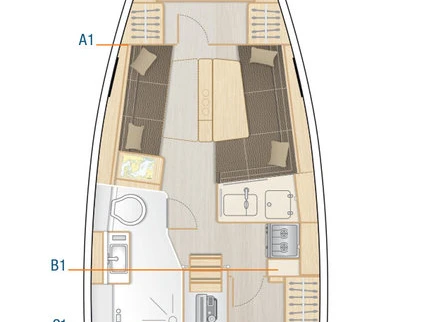 Noleggiare una Hanse Hanse 348 a Heiligenhafen
