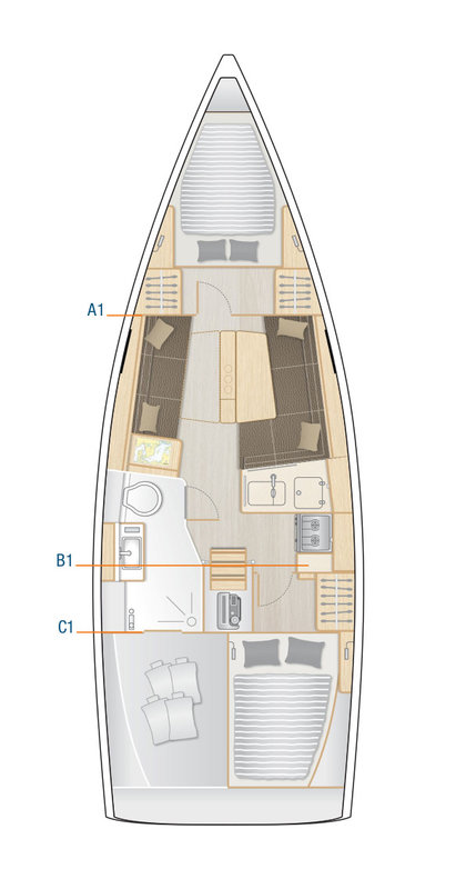 Noleggio barche Hanse Hanse 348 a Heiligenhafen su Samboat