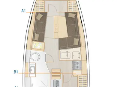 Noleggio barche Hanse Hanse 348 a Heiligenhafen su Samboat