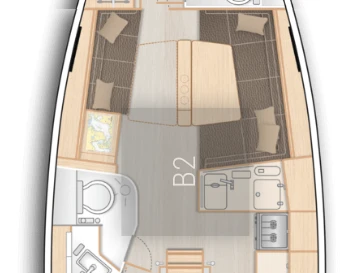 Noleggio barche Flensburg economico Hanse 388