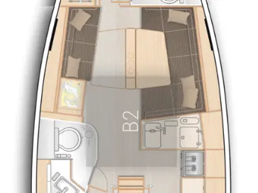 Noleggio barche Flensburg economico Hanse 388