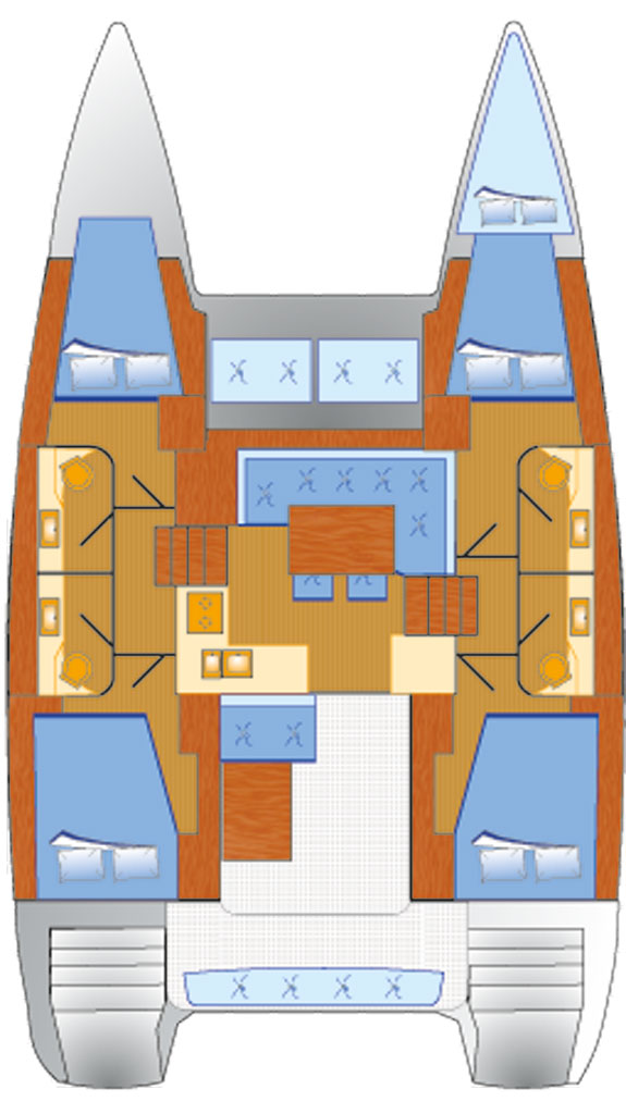 Noleggio Catamarano a Can Pastilla – Lagoon Lagoon 40