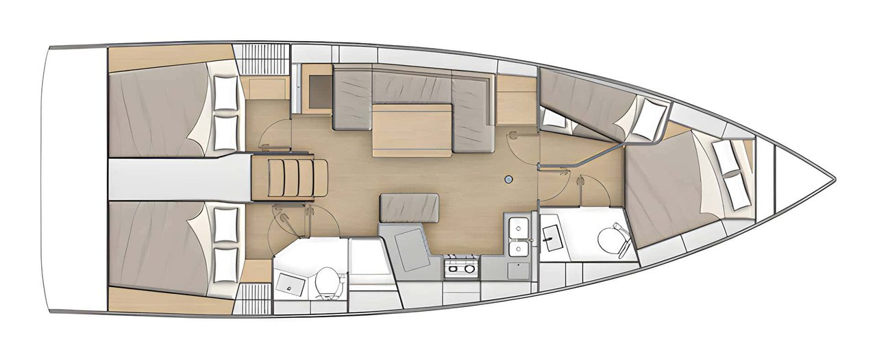 Noleggio barche Bénéteau Oceanis 40.1 a Palma de Maiorca su Samboat