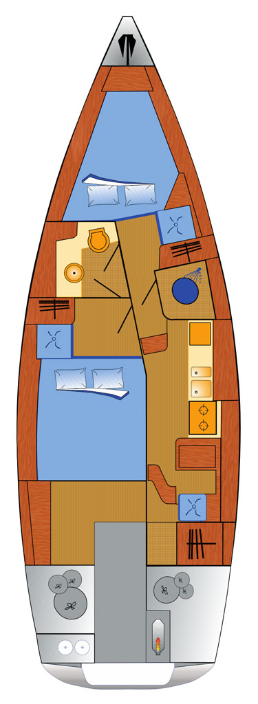 Noleggiare una Sirius boatyard Sirius 35 DS a Barth