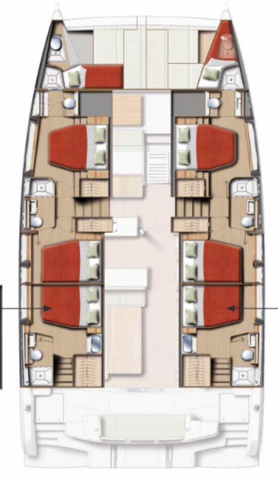 Noleggiare una Bali Bali 5.2 - 6 + 2 cab. a Kos