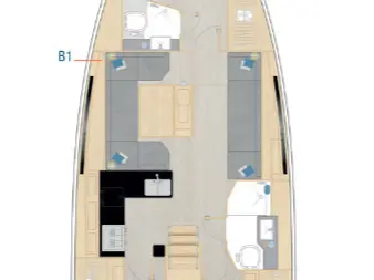 Hanse Hanse 410 da affittare a  Zaravecchia (Biograd)