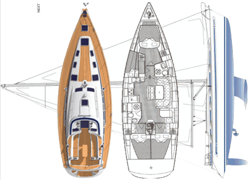 Noleggio Barca a vela a Lefkáda – Bavaria Cruiser 46