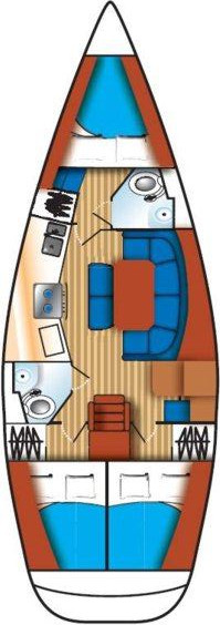 Noleggio Barca a vela Jeanneau con patente nautica
