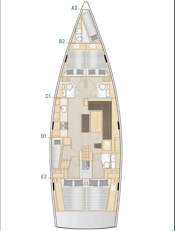 Noleggio a Lefkáda – Hanse Hanse 508 su SamBoat