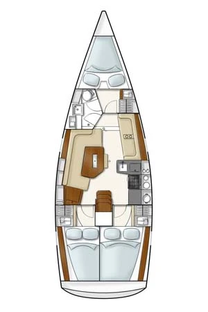 Noleggio Barca a vela a Lefkáda – Hanse Hanse 350