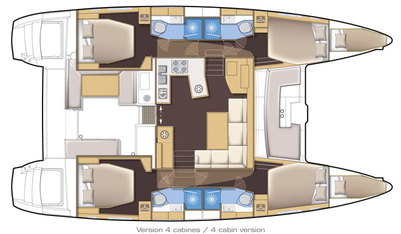 Noleggio Catamarano a Parham Town – Lagoon Lagoon 450
