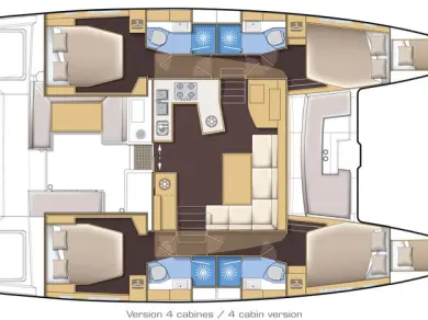 Noleggio Catamarano a Parham Town – Lagoon Lagoon 450