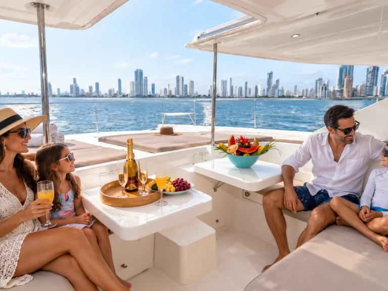 Noleggio Catamarano Custom Made con patente nautica