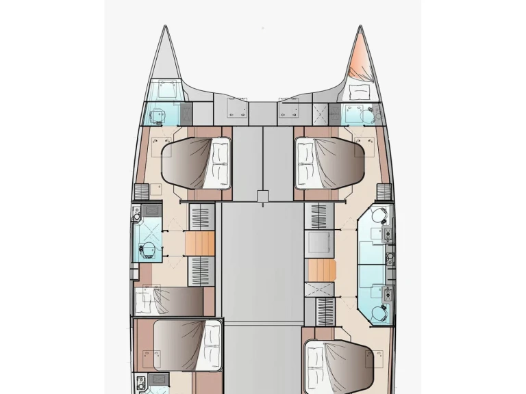 Fountaine Pajot FP 48 da affittare a  Castellammare di Stabia