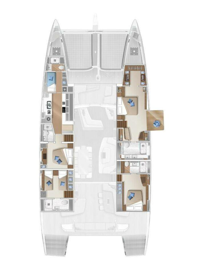 Noleggio barche Lagoon Lagoon Seventy 7 a Ajaccio su Samboat